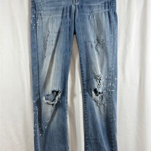 Judy Blue Distressed Women's Jeans Size 7/28‎